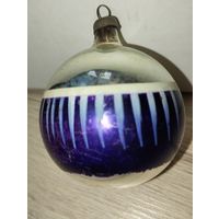 Ёлочная игрушка СССР шар