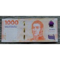 Werty71 Аргентина 1000 песо 2023 UNC банкнота