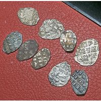 Лот чешуи,9 шт.,с рубля