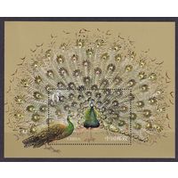 2004 Китай 3525/B118 Птицы - Павлины 7,00 евро