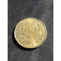 Люксембург 20 евроцентов 2016