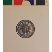 Швейцария 10 раппенов 2009