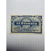 Нотгельд 20 пфеннигов Германия-3012