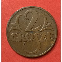 Польша, 2 гроша 1937г.