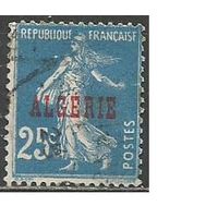 Алжир(французский). Сеятель. Надпечатка на Франции. 1924г.Mi#10.