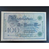 100 марок 1908г зеленая печать