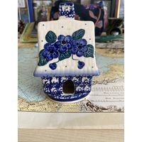 Подсвечник фарфоровый домик