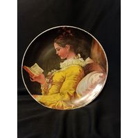 Коллекционная тарелка  Читающая девушка
