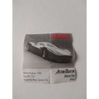 Вкладыш от жевательной резинки turbo xtreme.