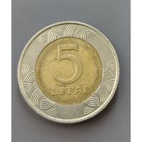 Литва. 5 литов 2009