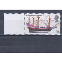 [1112] Великобритания 1969. Корабли.Парусники. MNH 1