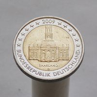 Германия 2 евро 2009 D Саар