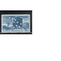 США-1959, (Мих.743),  * , Авиапочта, Аляска, (одиночка)