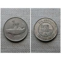 Исландия 1 крона 1981/ рыба