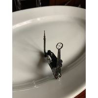 РЕДЧАЙШИЙ-откидной механический авиационный прицел-СТВОЛЬНЫЙ! от поршневых истребителей ВОВ!!!