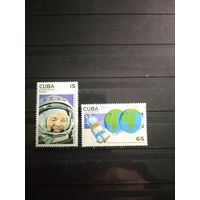 Куба 1996 г. Космос.