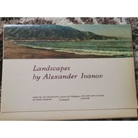 Открытки Пейзажи Александра Иванова 1979 издательство Аврора