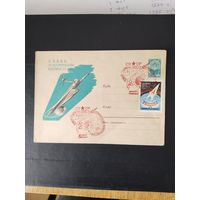 СССР  1962   конверт  спец.гашение    Восток-2