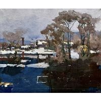 Дорошевич Ф.И. Пейзаж. Холст, масло. Размер 55х65,5 см.