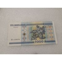 1000 рублей 2000 года, серия ЕЭ - UNC. Беларусь, РБ