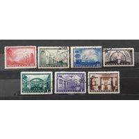 СССР 1950г. Серия из 7 марок. Московский метрополитен.гаш.