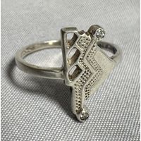 Кольцо серебряное 925 пробы. 67