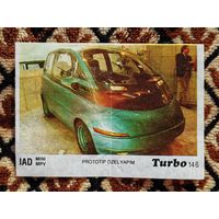Вкладыш Turbo (Турбо) 3 серия (121-190, Black), номер 146, Iad Mini MPV, prototipe. #2. Возможен небольшой торг.