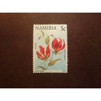 Намибия 1997  г.Глориоза роскошная или Огненная лилия. /04а/