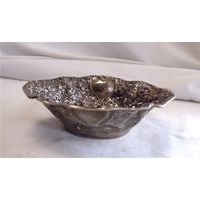 Ваза для печенья Печенница Конфетница 15 х 13 Серебрение 03