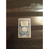 1946 Франция ЮНЕСКО герб чистая клей MNH** выпускалась одиночкой (2-11)