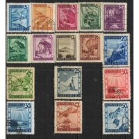 Австрия Респ 1945 Виды Стандарт #738-41,743,745-7,749-54,758,760