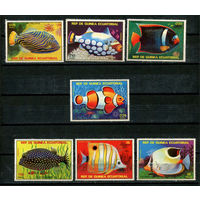 Экваториальная Гвинея - 1975 - Рыбки - [Mi. 1469-1475] - полная серия - 7 марок. MNH.  (Лот 59JE)-TG2P10