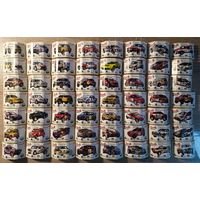 Вкладыши Turbo (Турбо) Rally (Ралли) 58 штук, все разные