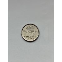 25 центов Нидерланды.