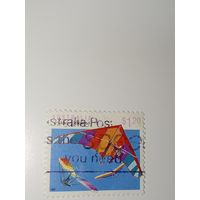 Австралия год 1990.  Дельтапланеризм