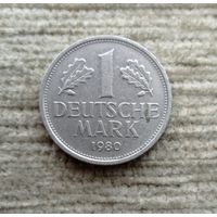 Werty71 Германия ФРГ 1 марка 1980 D