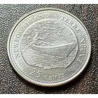 Канада 25 центов, 1992 Ньюфаундленд и Лабрадор   ( 1-6-8 )