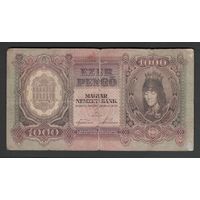 Венгрия 1000 пенго 1943 года. Тип P-116. Состояние VF-
