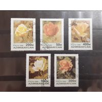 Азербайджан. 1996 год. Флора. Цветы. Розы (309)