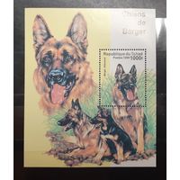 Чад. 1999 год. Фауна. Собаки. Блок (604)