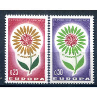 Франция - 1964г. - Europa CEPT - 2 марки - полная серия, MH [Mi 1490-1491]. #2-Fr-57-A-1