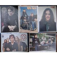 HIM постеры (плакаты) 6шт.