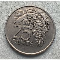 Тринидад и Тобаго 25 центов, 1997  5-1-5