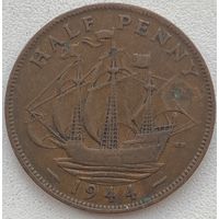 Великобритания 1/2 пенни 1944 г.