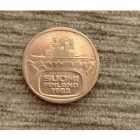 Werty71 Финляндия 5 марок 1983 Корабль