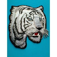"Белый Тигр" - Нашивка - Размеры: 8/9 см.