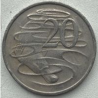 Австралия 20 центов 1974 г.