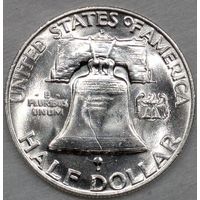 Халф (1/2 доллара) 1959 США! Серебро 900 пр.! ярчайший штемпельный блеск!