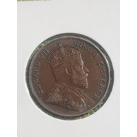 Джерси остров 1/24 шиллинга 1909 г ( Король Эдвард VII )