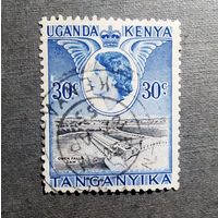Марка Кения Уганда Танганьика 1954 год